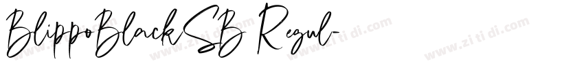 BlippoBlackSB Regul字体转换 BlippoBlackSB Regul字体转换